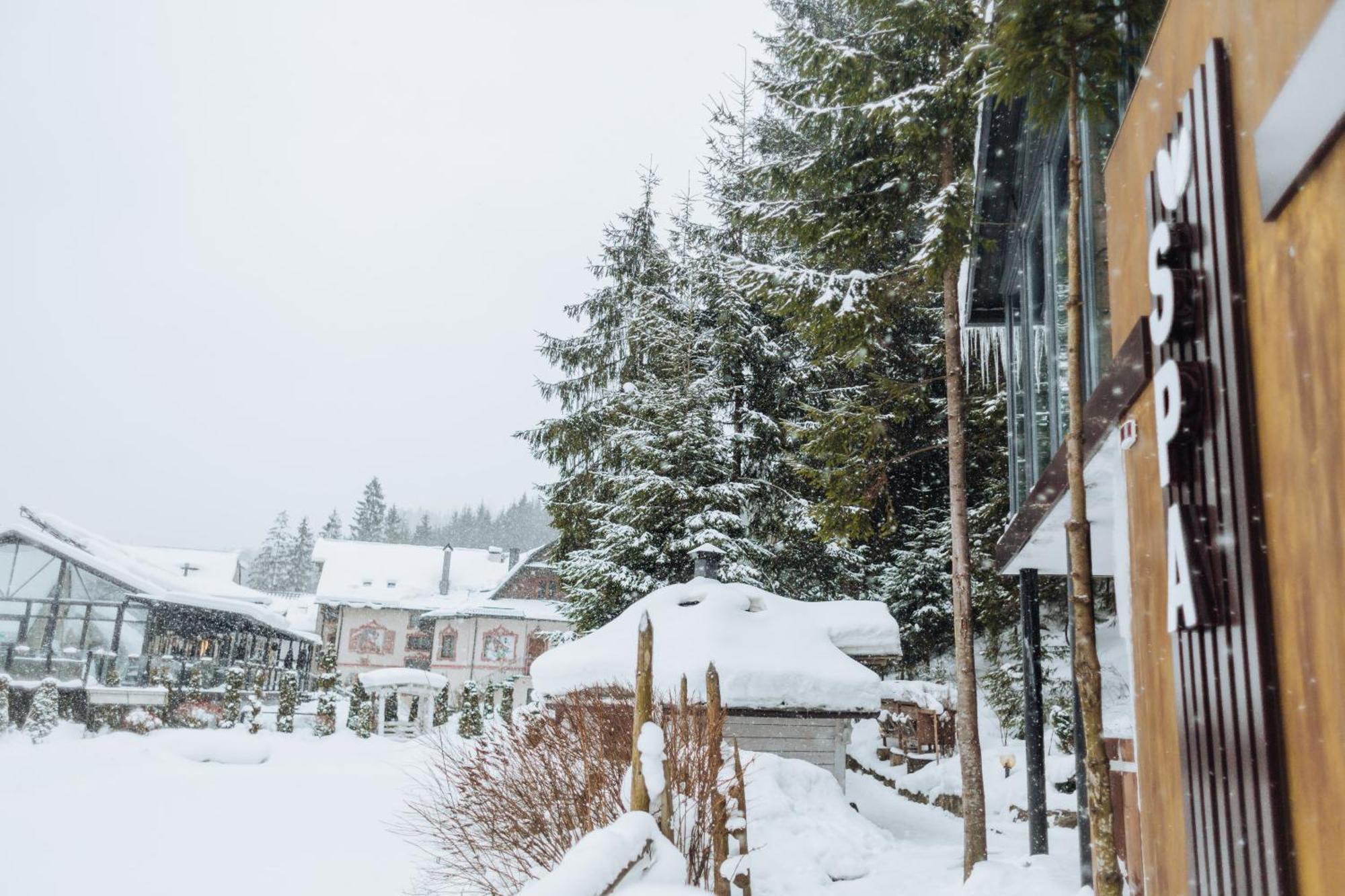 Hotel Vedmezhyi Dvir Bukovel Eksteriør bilde